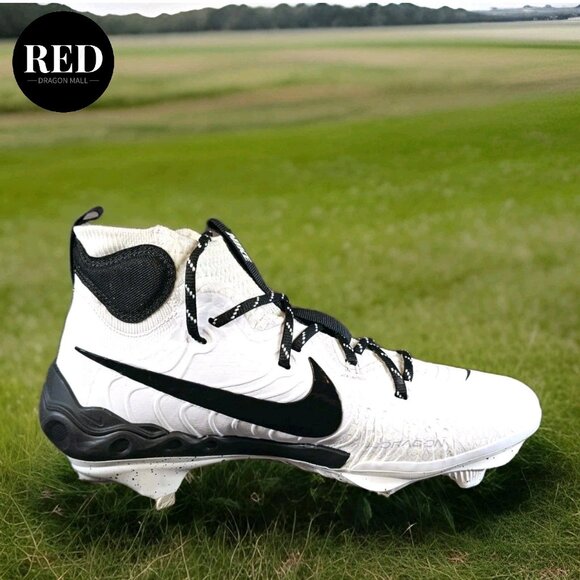 Nike Alpha Huarache NXT Black White Baseball Cleats DJ6517-107 - Men\'s Size 8.5 main image 4